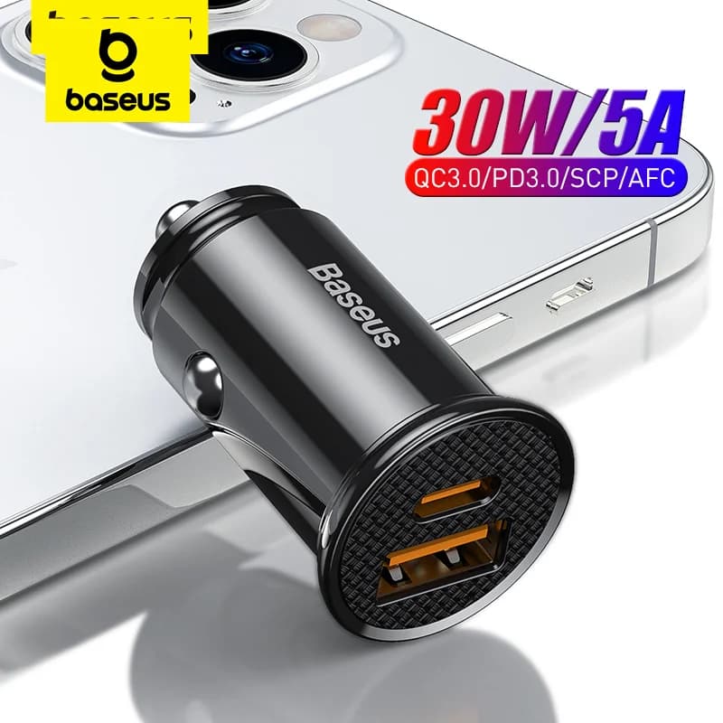 Bộ sạc ô tô USB 30W hỗ trợ Quick Charge 4.0