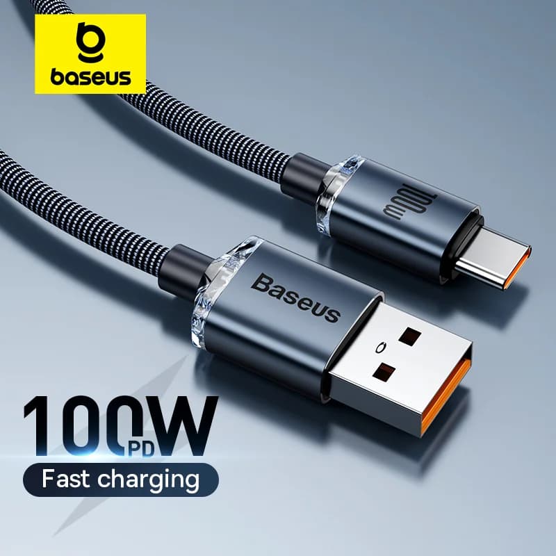Cáp sạc nhanh USB-C, Hỗ trợ 6A 66W