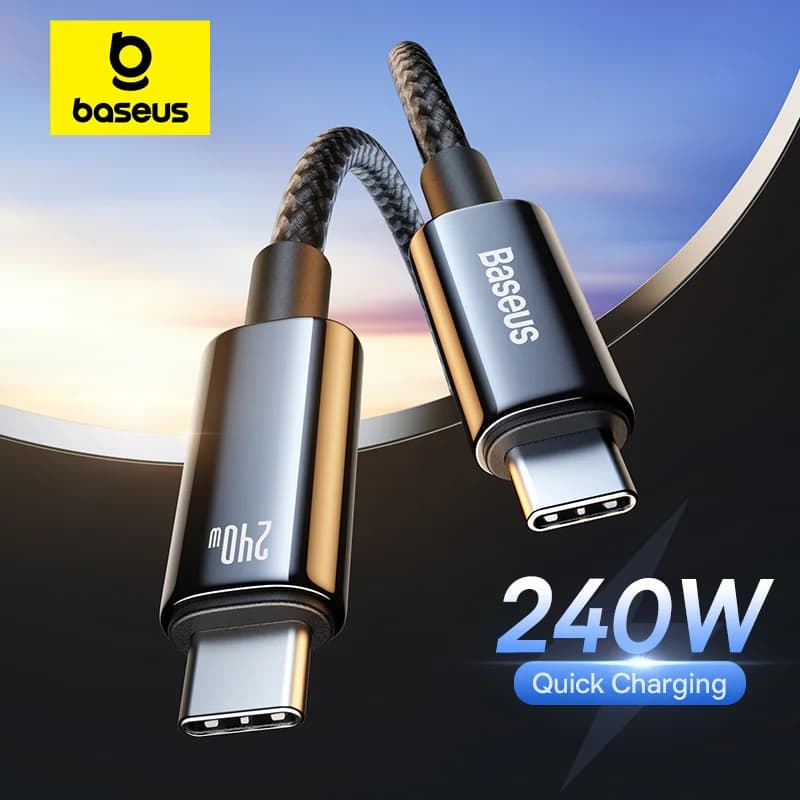 Cáp USB-C sang USB-C, Sạc nhanh siêu tốc 240W